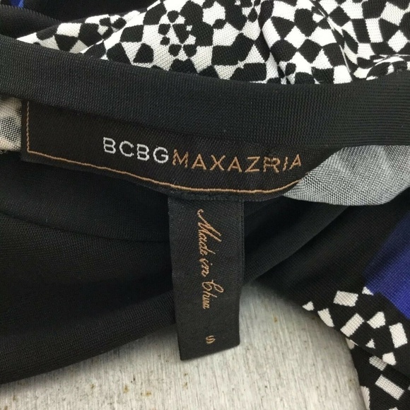 Bcbgmaxazria Dawson LongSleeve Graphic Shift Dress - Picture 6 of 7